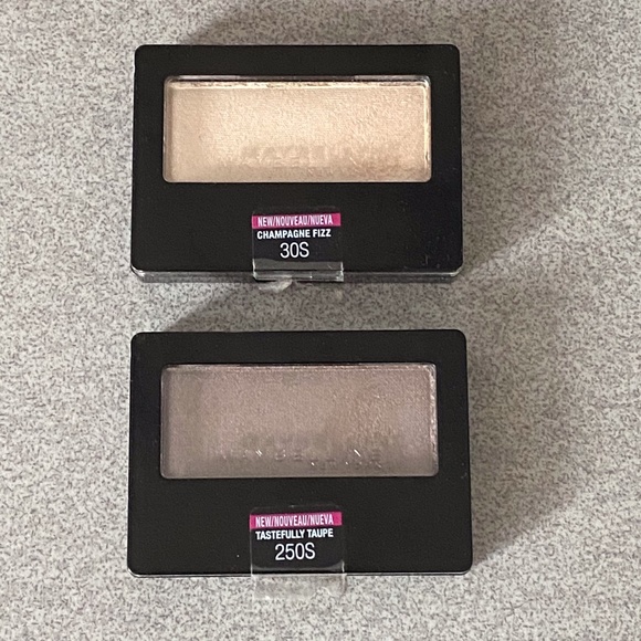 💥3/$25💥 NWOT 2 Maybelline Expert Wear Eyeshadow Nude Neutral Colours - Picture 2 of 5